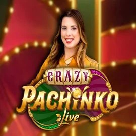 Live Casino logo of Crazy Pachinko from Evolution at SlotsGem Casino