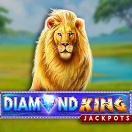 Diamond King Jackpots by SpinPlay Games, showcased at slotsgemcasino-de.de – game logo