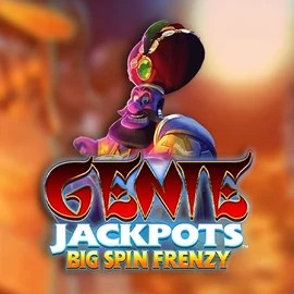 Official Jackpots logo: Genie Jackpots: Big Spin Frenzy by Blueprint Gaming at SlotsGem Casino
