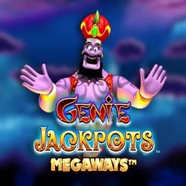 Genie Jackpots Megaways slot logo by Blueprint Gaming at SlotsGem CasinoGenie Jackpots Megaways