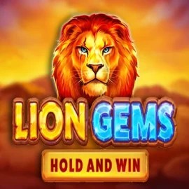 Logo of Lion Gems Hold and Win from Playson at SlotsGem Casino