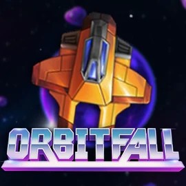 Logo of Orbitfall from ELK Studios at SlotsGem Casino