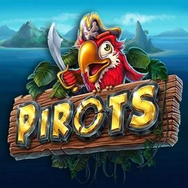Pirots slot logo by ELK Studios at SlotsGem CasinoPirots