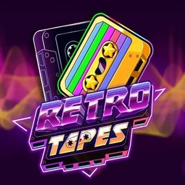 Retro Tapes logo by Push Gaming at SlotsGem CasinoRetro Tapes