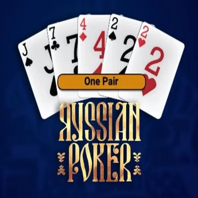 Russian Poker slot logo by OneTouch Games at SlotsGem CasinoRussian Poker