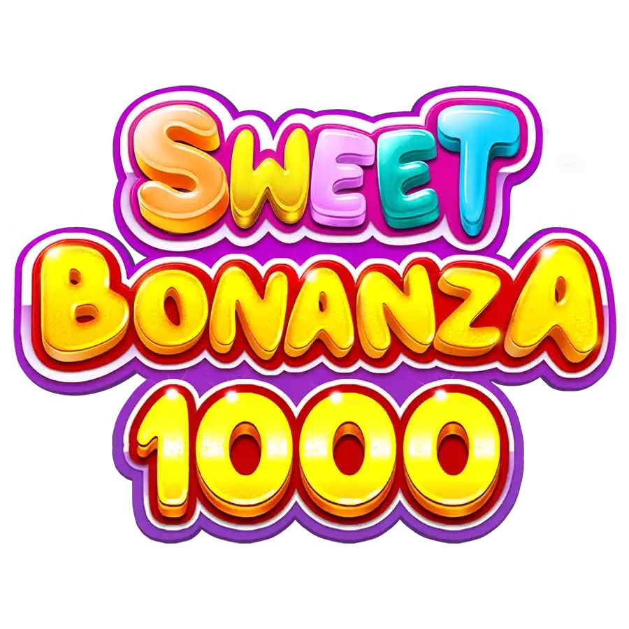 Logo of Sweet Bonanza 1000 from Pragmatic Play at SlotsGem Casino