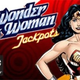 Wonder Woman Jackpots casino game by Amaya – featured logo at SlotsGem Casino